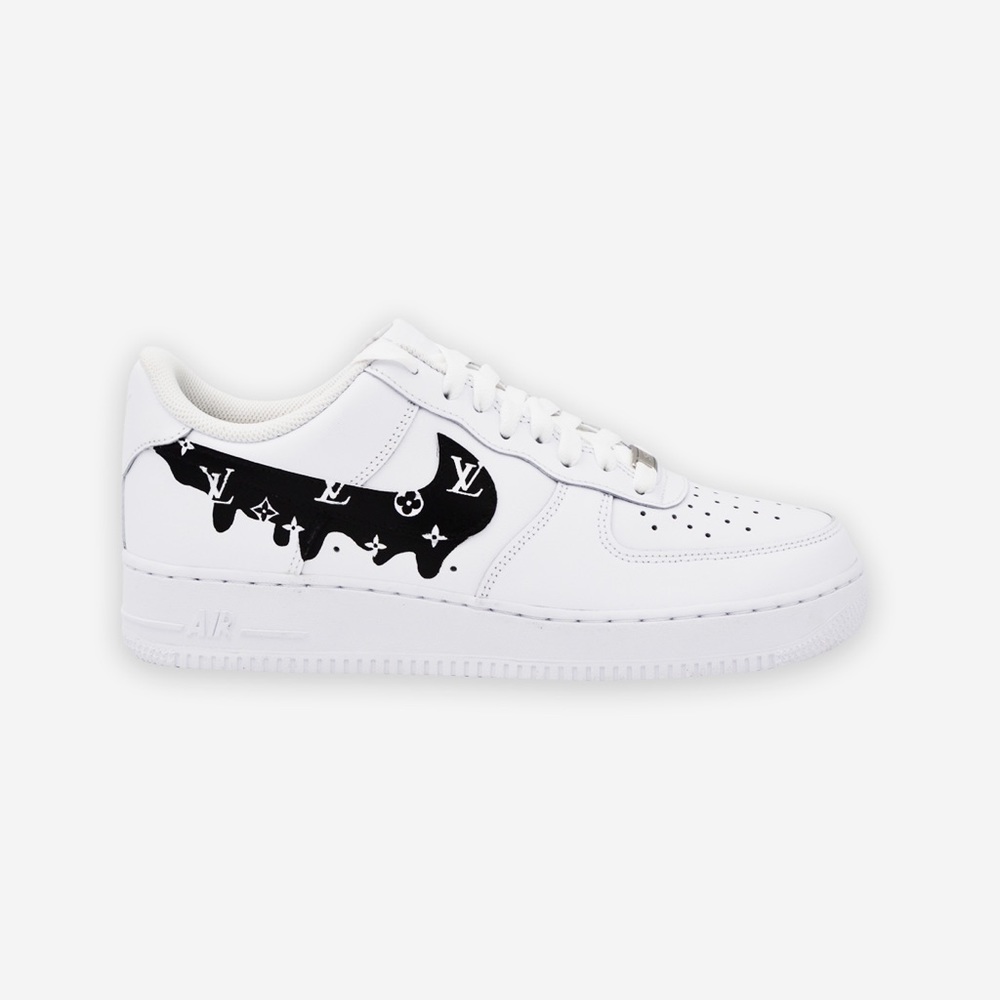 Custom LV Drip Air Force Ones - Picture 2 of 3